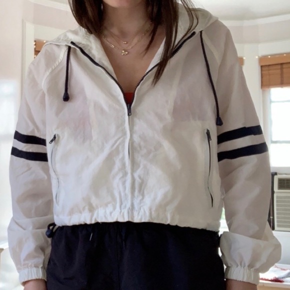 White and blue brandy cropped jacket - Picture 2 of 2